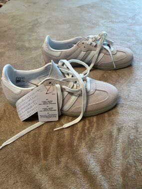 adidas Men’s Sneakers in Beige and White
